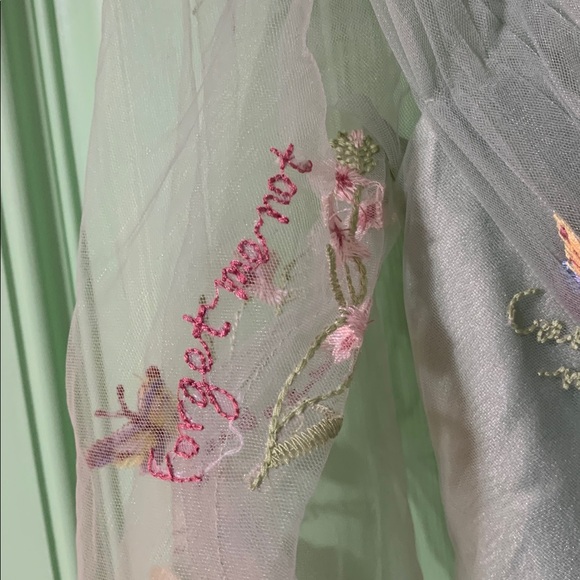 Floral Sage Green Dress - Women’s size 10 - Picture 3 of 10